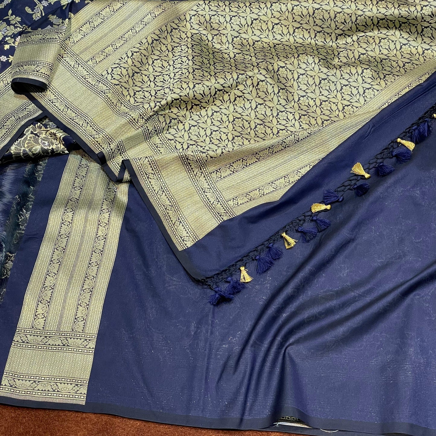Katan Silk Sarees Sona Rupa Jangla Weave Soft Zari