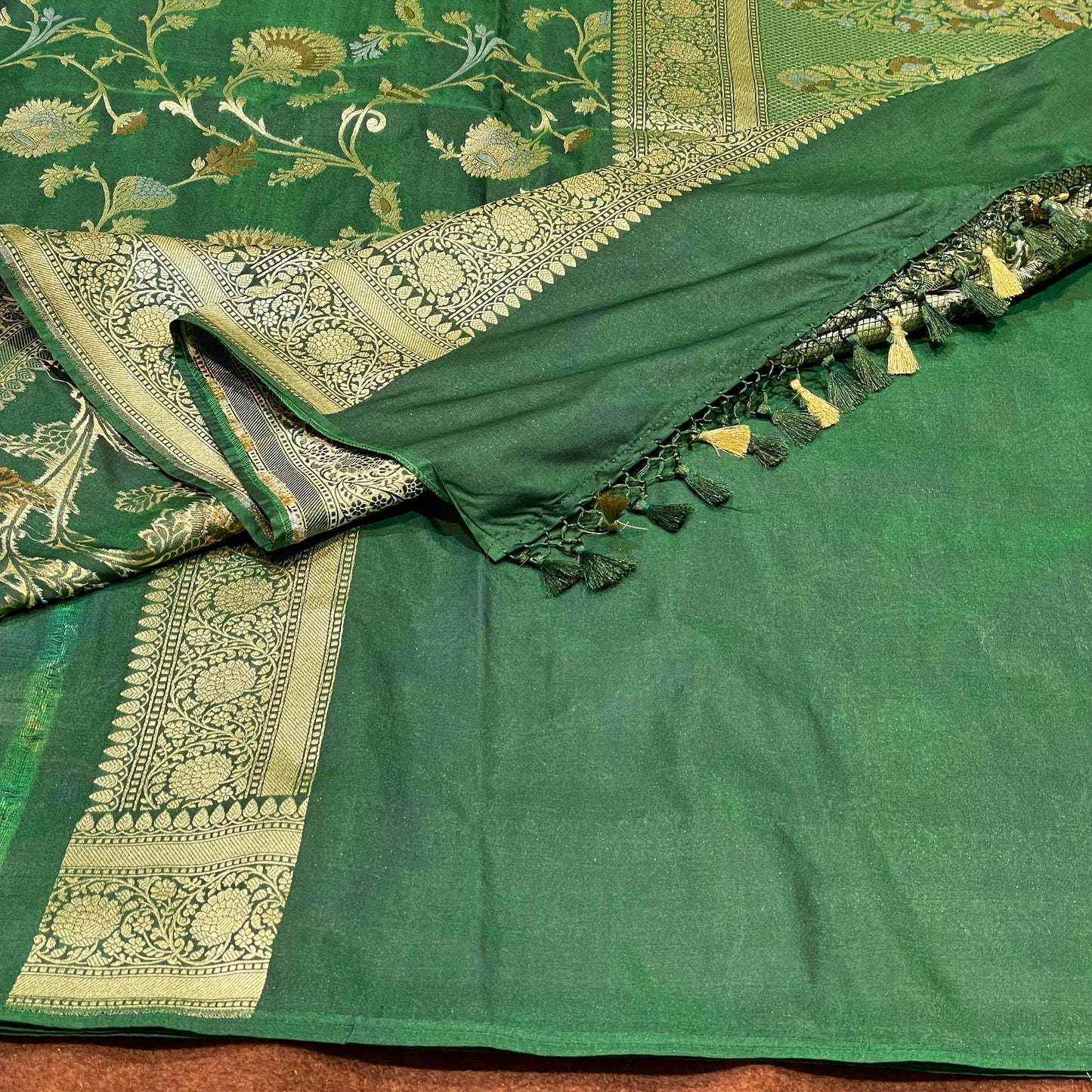 Katan Silk Sarees Sona Rupa Antique Zari Jangla Weave