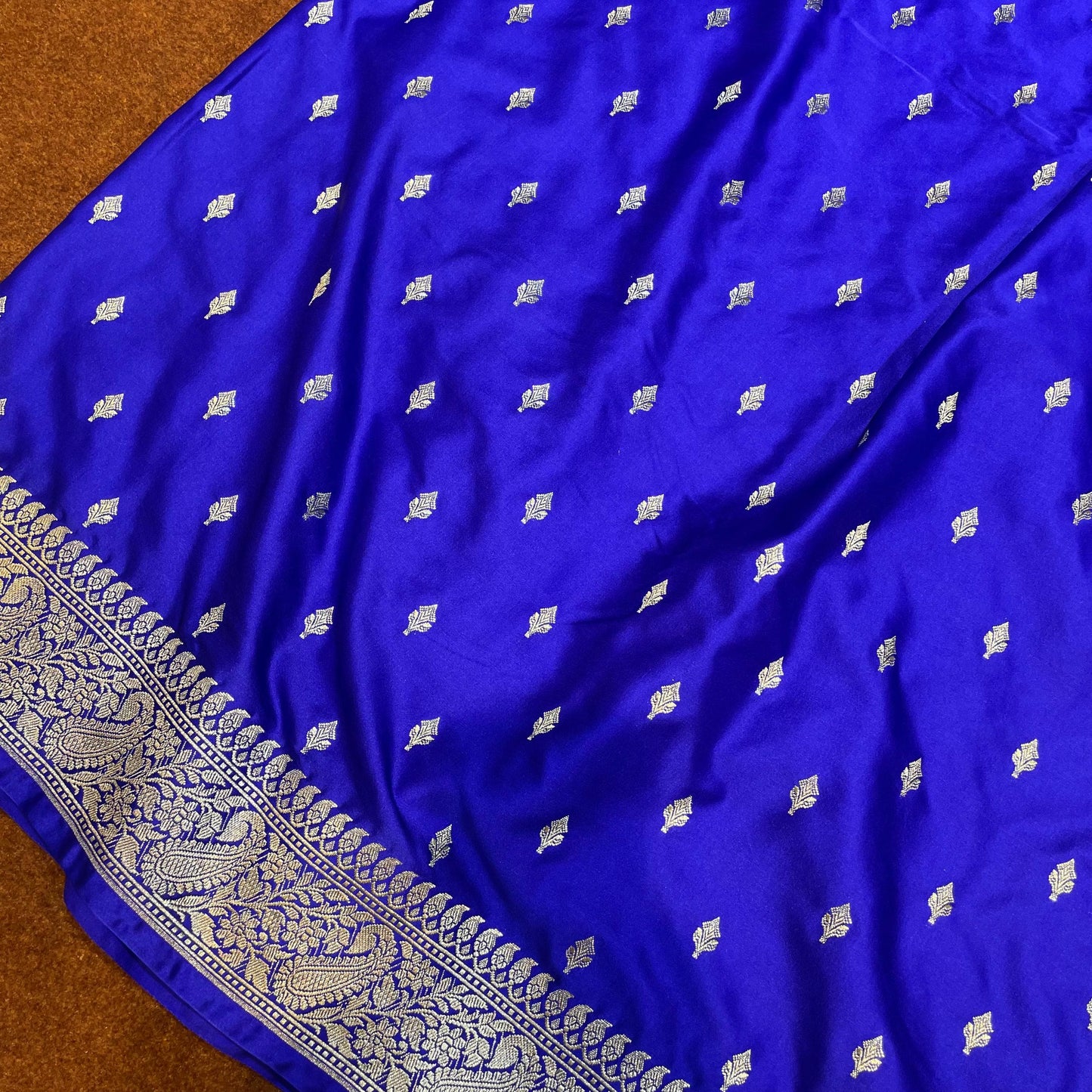 Banarasi Mashru Silk Buti Weave Saree