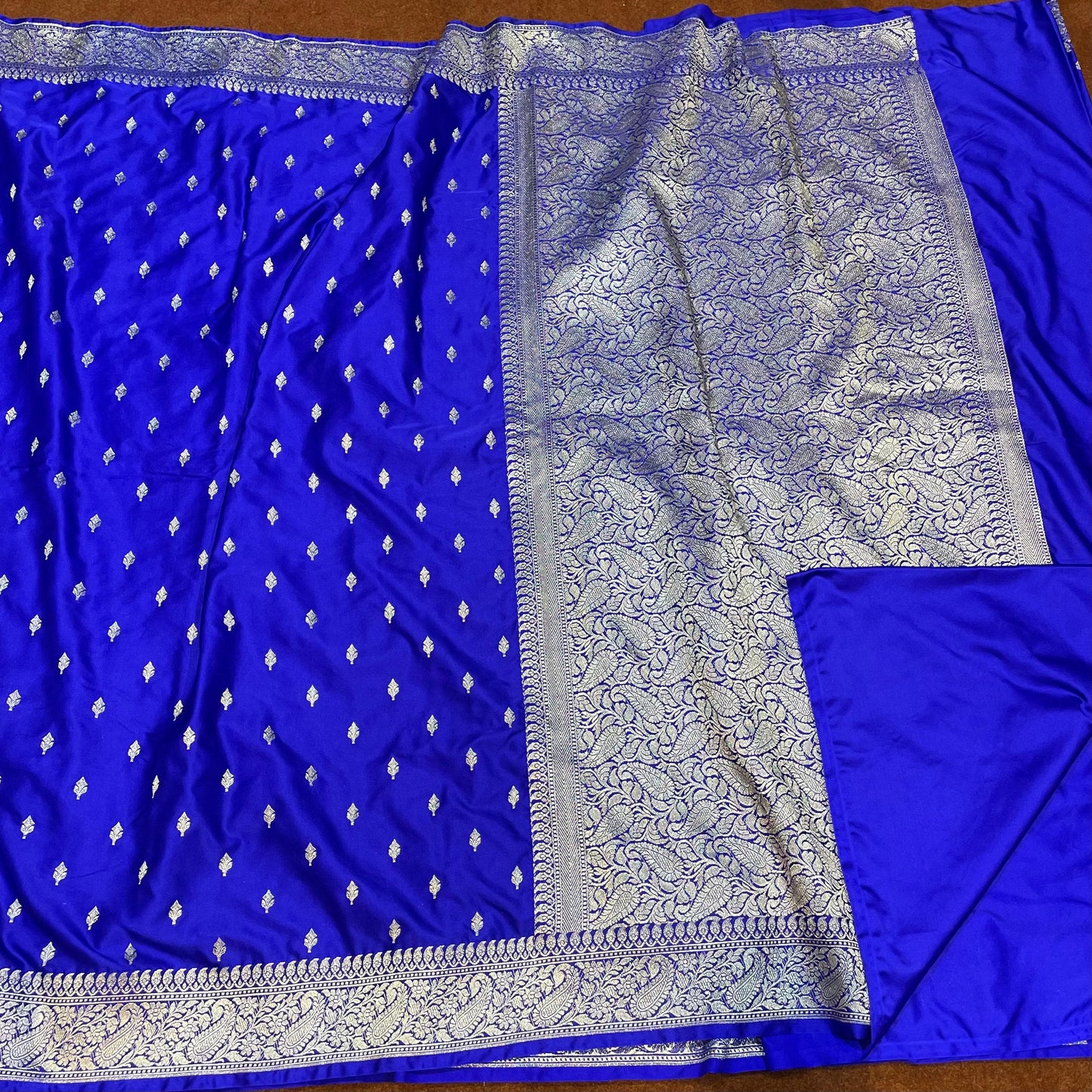 Banarasi Mashru Silk Buti Weave Saree