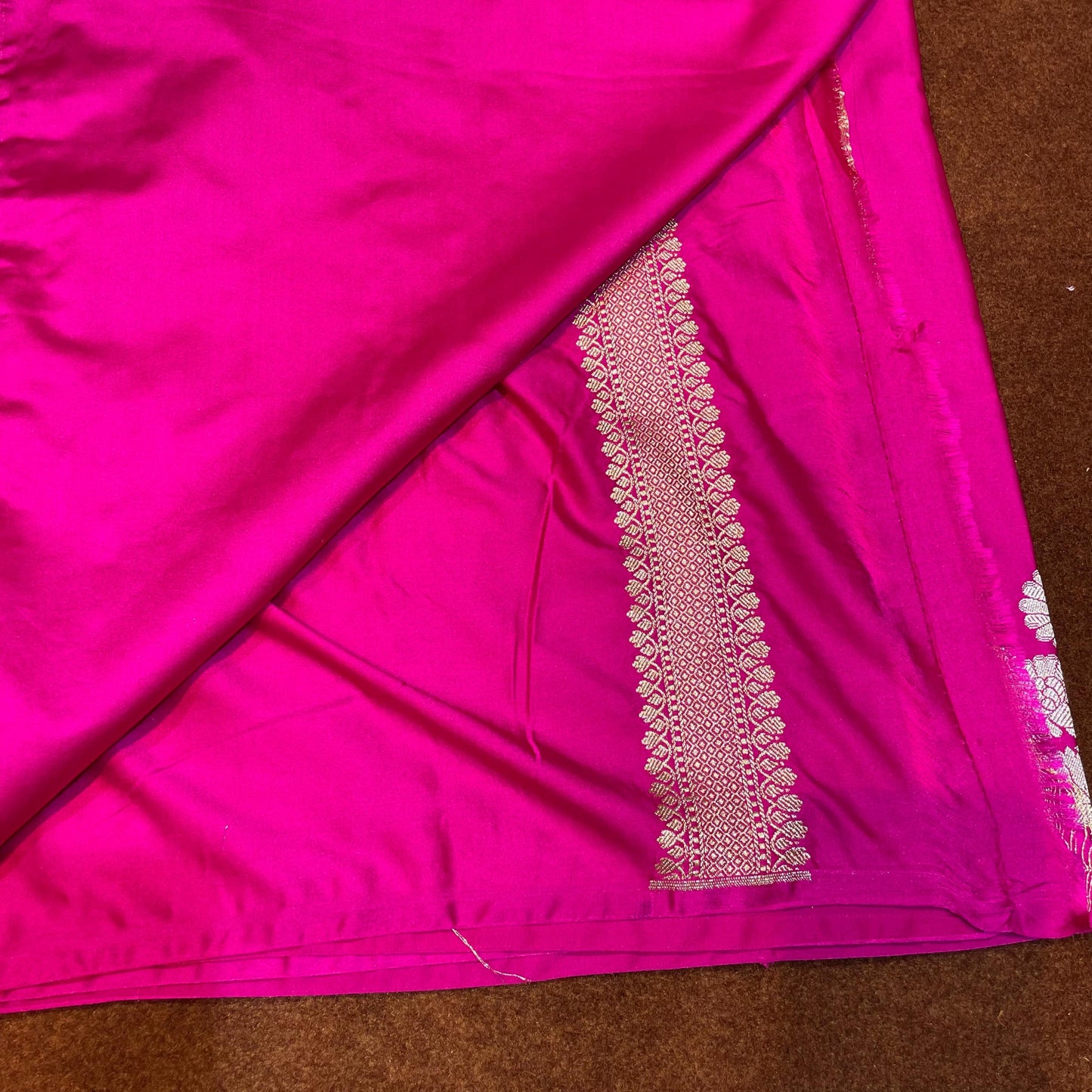 Banarasi Mashru Silk Row Mango Sona Rupa Buti Saree