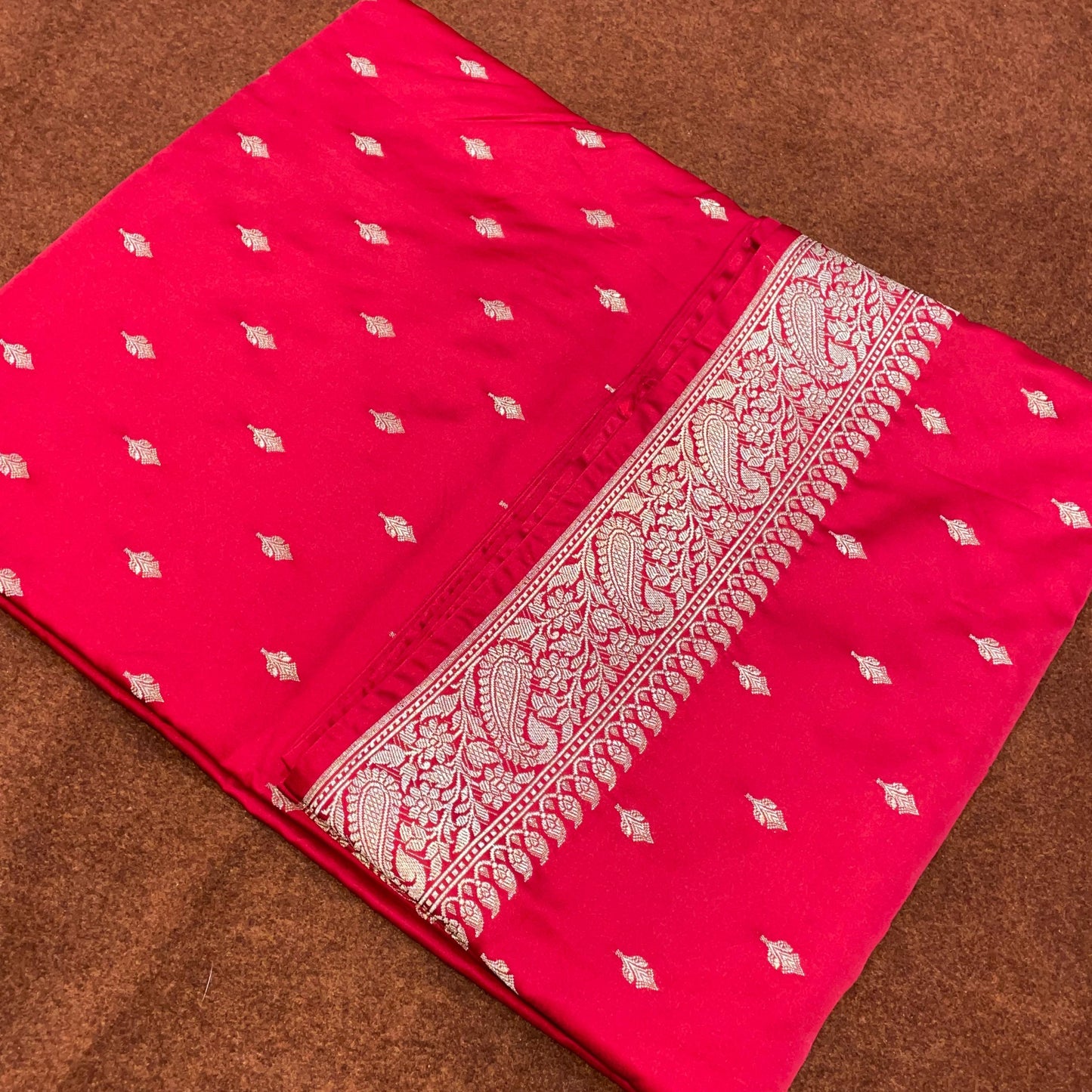 Banarasi Mashru Silk Buti Weave Saree