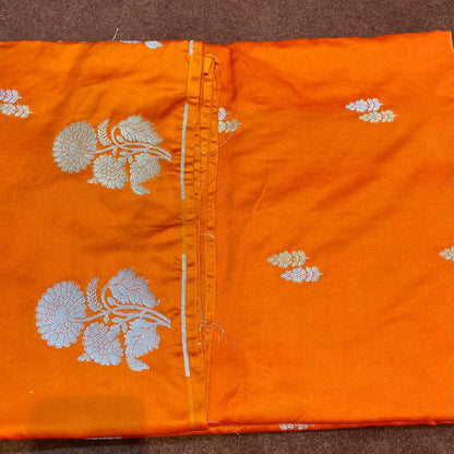 Banarasi Mashru Silk Row Mango Sona Rupa Buti Saree