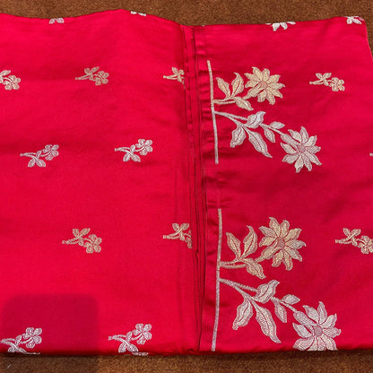 Banarasi Mashru Silk Row Mango Sona Rupa Buti Saree