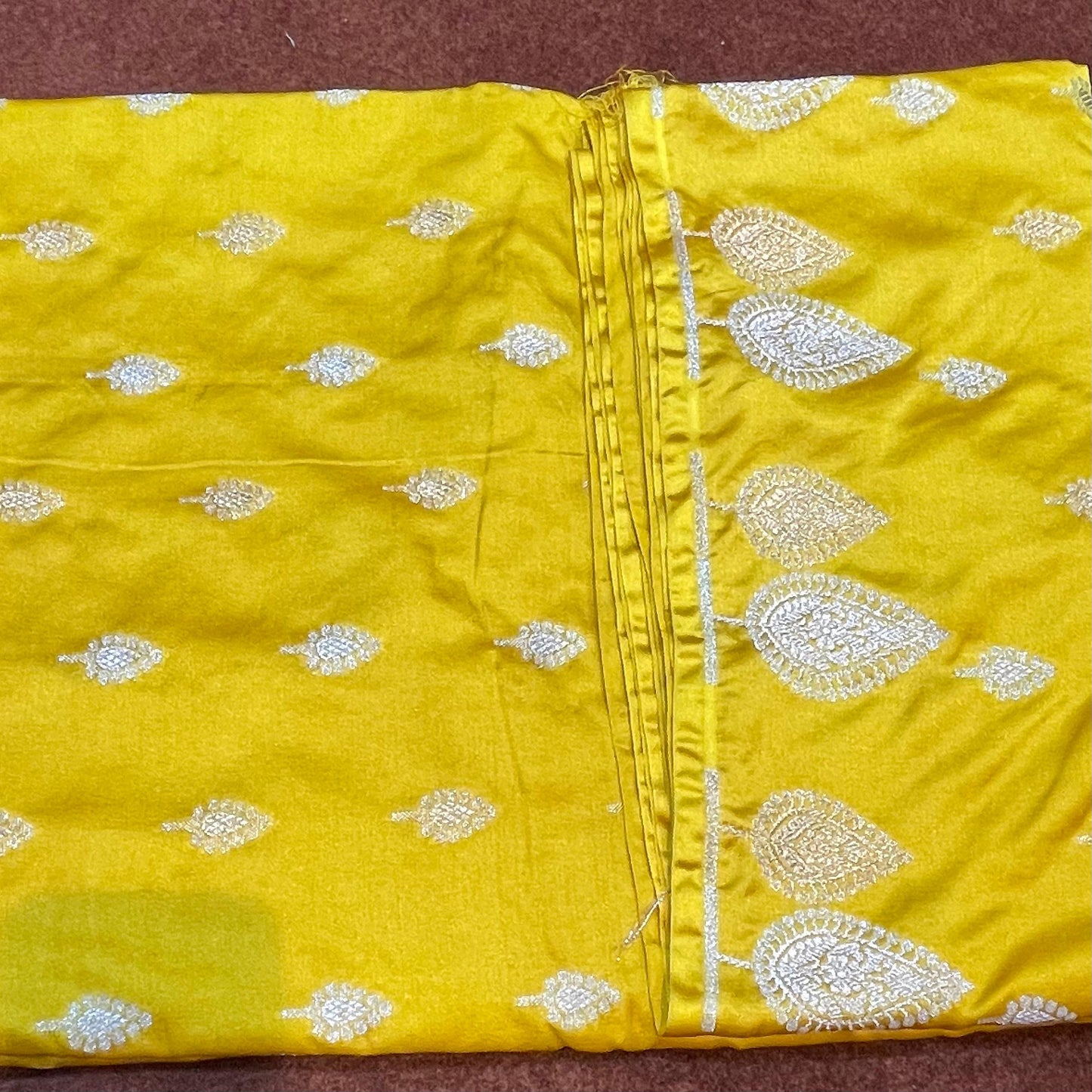 Banarasi Mashru Silk Row Mango Sona Rupa Buti Saree