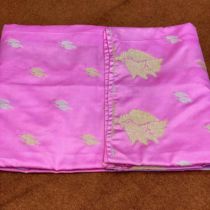 Banarasi Mashru Silk Row Mango Sona Rupa Buti Saree