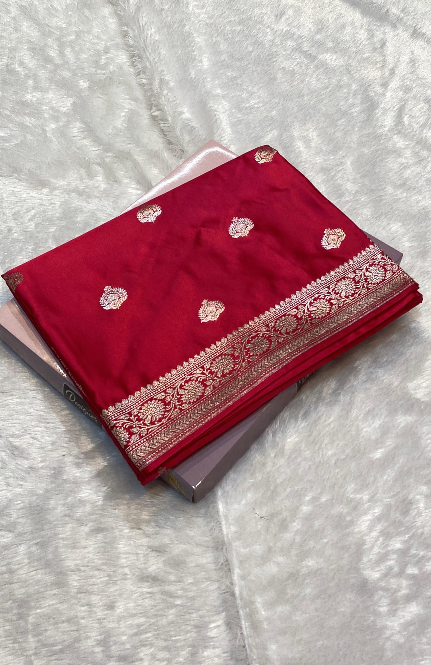 Mashru Silk Saree Rose Pink Sona Rupa Zari Buta Border